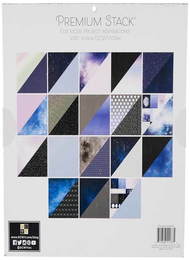 DCWV American Crafts Dcwv Double-Sided Paper Stack, Multi-Colour, 30.73 x 32 x 1.01 cm - Image 2