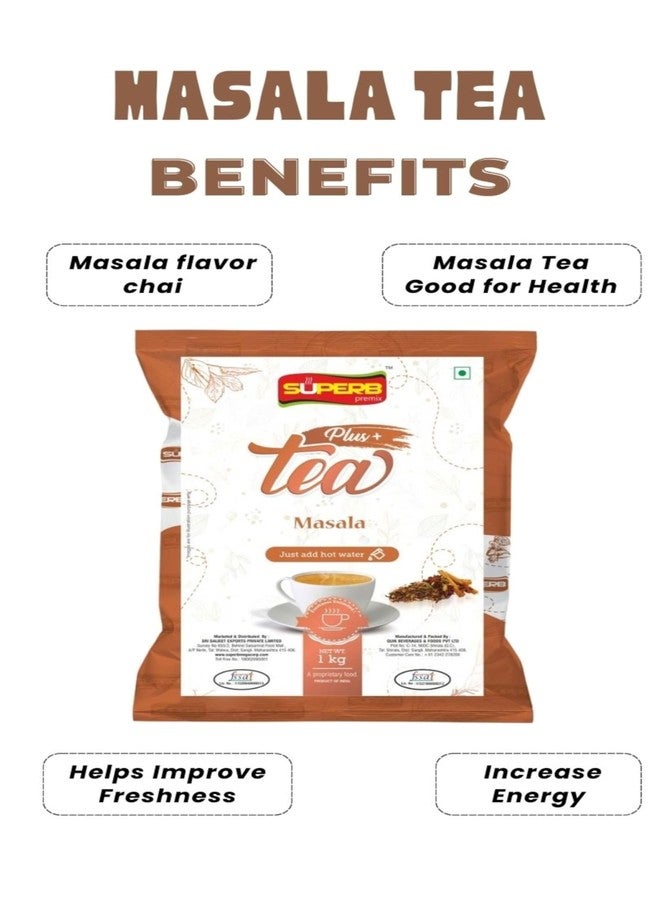 Superb Masala Tea Premix any time..anywhere Instant Premix 1 KG Powder SUPERB - Image 3