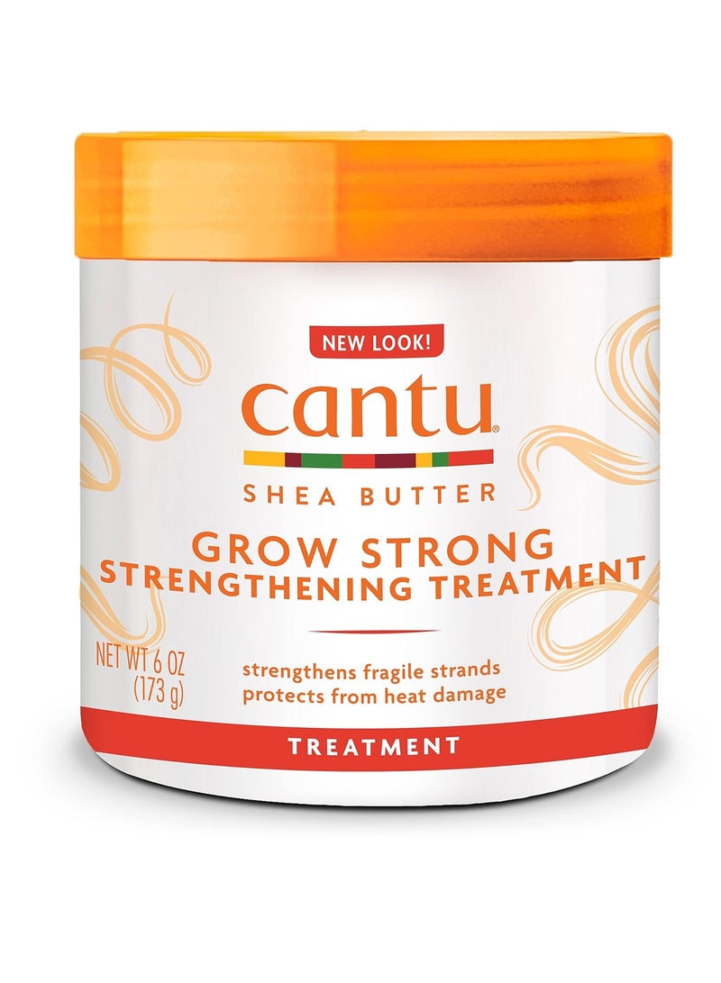 Cantu Grow Strong Strengthening Treatment with Shea Butter, 6 oz (Packaging May Vary) 173 ggrams - Image 1