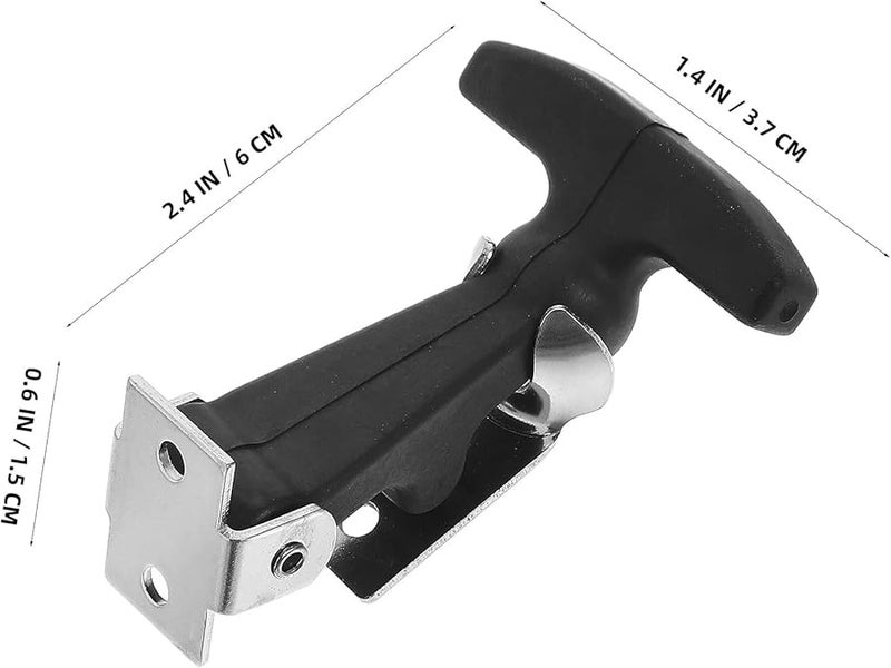 5Pcs Flexible Rubber T Handle Draw Latch Hasp Lock for Tool Box Cooler Hood - Image 3