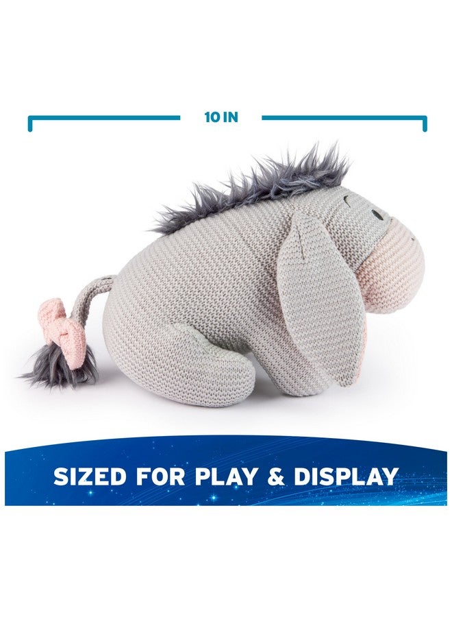 GUND دببة غوند الرسمية من ديزني، إيeyore محشوة، ويني ذا بوه، لعبة محشوة للأعمار من 1 وما فوق، رمادي، 10 إنش - Image 4
