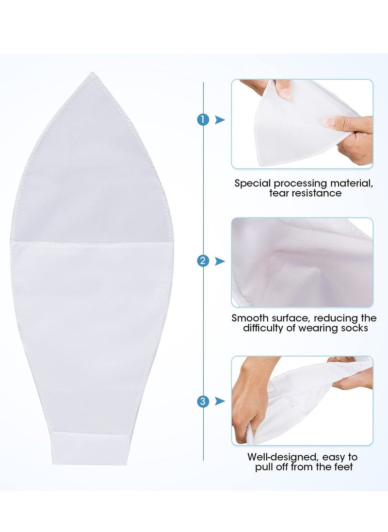 Excefore - Open Toe Compression Sock Aid for Easy Slide, Slip Stocking Applicator to Help Assist Put On for Elderly, Disabled, Pregnant, 10 Pcs - Image 1