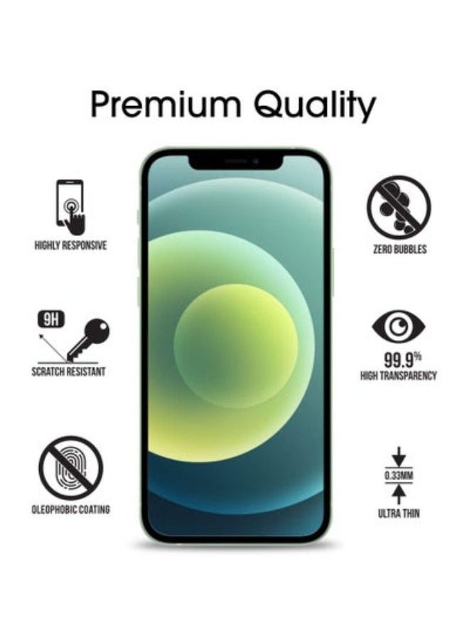 ACLIX iPhone 11 Screen Protector, Full Coverage 3D Tempered Glass, Perfect Arc Fit, 9H Toughness PC Edge Corner, for Apple i-Phone 6.1'' XR Anti Fingerprint Saver Film Cover  - Image 1