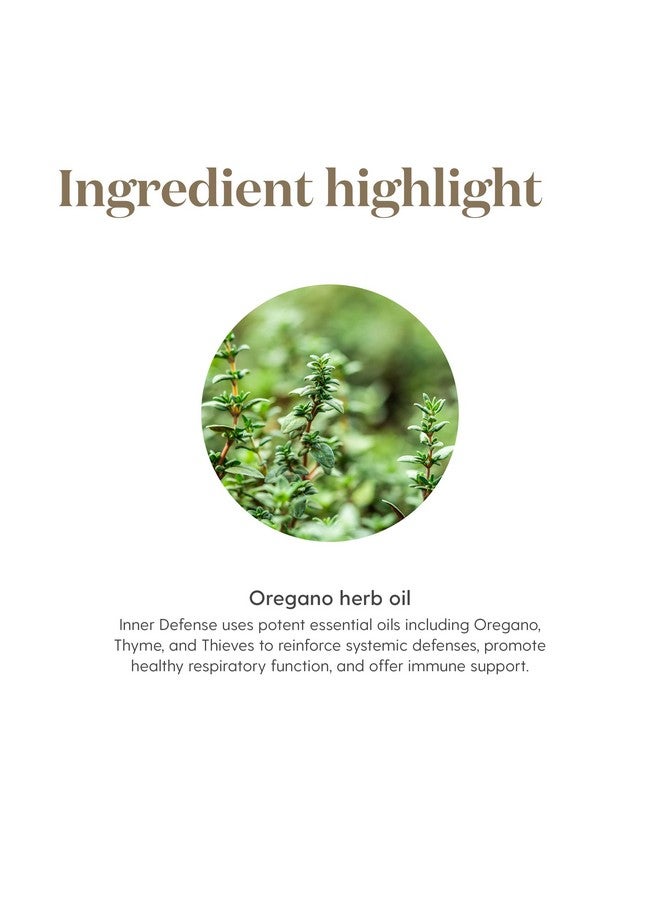 يونغ ليفينغ كبسولات Young Living Inner Defense Softgels - 30 كبسولة. تعمل على تعزيز الدفاعات الجهازية وتوفر الدعم المناعي من خلال الزيوت العطرية القوية، بما في ذلك الزعتر والزعتر البري ونبات اللصوص® - Image 5