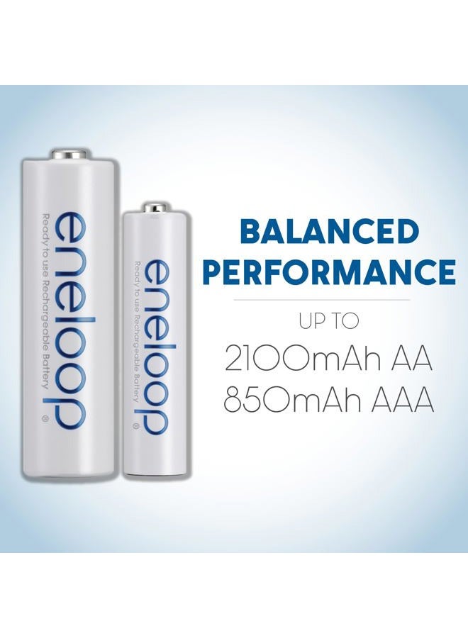 eneloop Panasonic BK-4MCA24/CA AAA 2100 Cycle Ni-MH Pre-Charged Rechargeable Batteries, 24-Battery Pack - Image 2