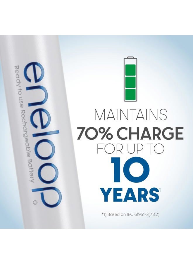 eneloop Panasonic BK-4MCA24/CA AAA 2100 Cycle Ni-MH Pre-Charged Rechargeable Batteries, 24-Battery Pack - Image 4