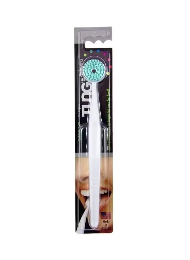 Peak Essentials The Original TUNG Brush Refreshing Mint Tongue Brush White/Green