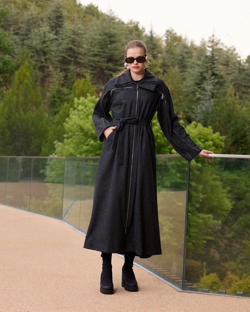 MissWhence Felt Cape - Black - Image 1