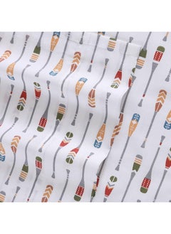 Eddie Bauer Eddie Bauer - Queen Sheets, Cotton Percale Bedding Set, Crisp & Cool Home Decor (Canoe Lake Paddle, Queen)  - Image 3