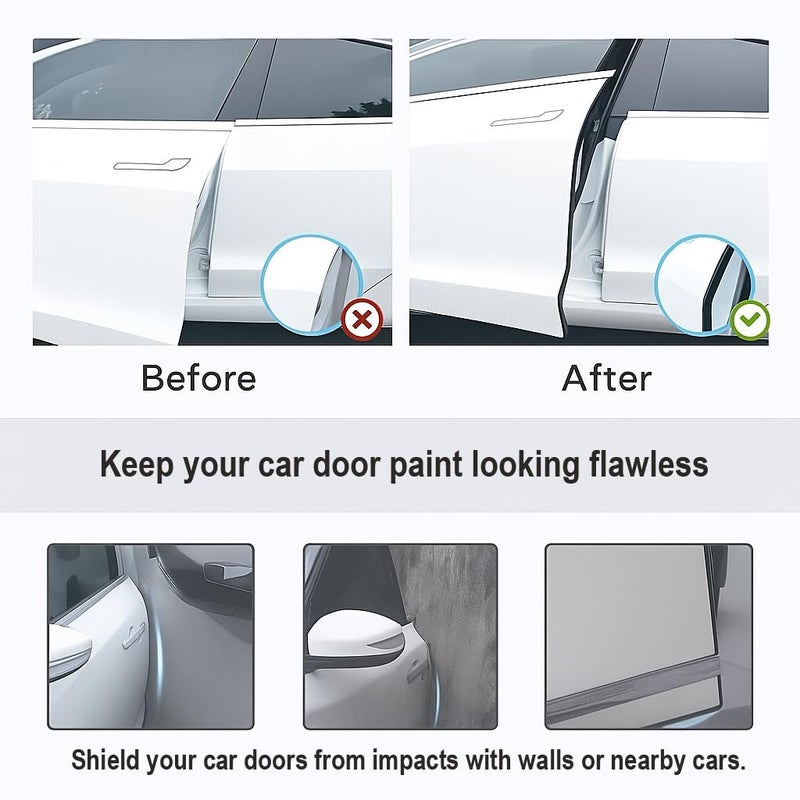 AOSIS - Mitsubishi Cedia Car Door Edge Protector U-Shaped Rubber, Built-in Steel, 5 Meter - Image 5