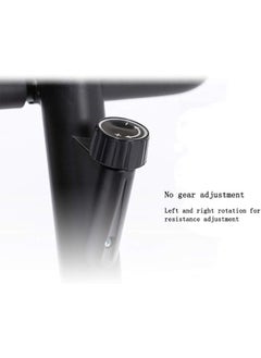 KUYING indoor exercise bike, quiet and safe, foldable design, digital LCD display, adjustable resistance, comfortable seat, suitable for family aerobic exercise  - Image 5