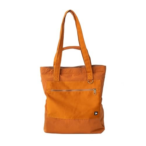 Thread Wallets Utility Tote – Large Travel Tote with Multi-Pocket Design, Laptop Compartment & Work Bag for Women (Honey) - Image 1