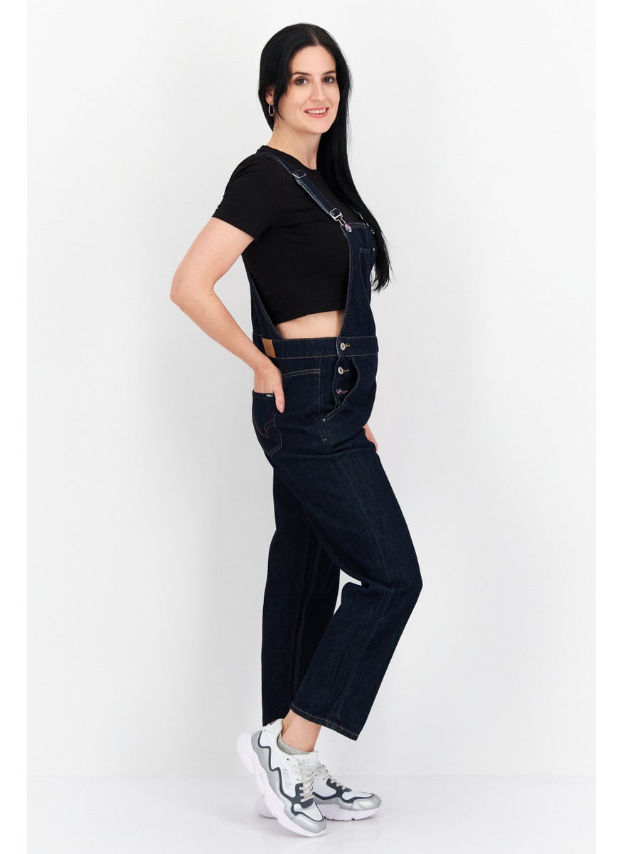 Women Sleeveless Solid Jumpsuit, Dark Blue - pzsku/Z8AA49353097E842EEC62Z/45/_/1727187725/c4d09380-8fec-4dfa-b825-0d4e631c3c58