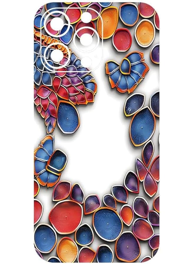 201 ملصق حماية ظهر الهاتف المحمول من ماندالا لهاتف آيفون 16 برو ماكس وليس غطاء حماية