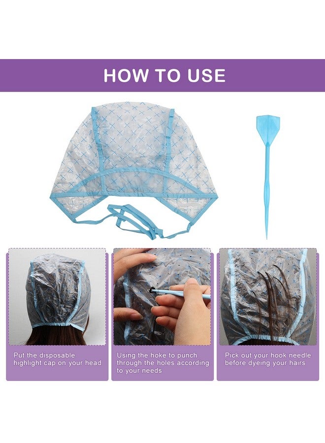Ahier AHIER 23 Packs Hair Dye Coloring Kit, Include hair Dye Brush and Bowl Set, Hair Highlight Cap Kit, Ear Cover, Gloves, Shawl, Shower Cap for DIY Salon Hair Coloring Dye Tools - Image 5