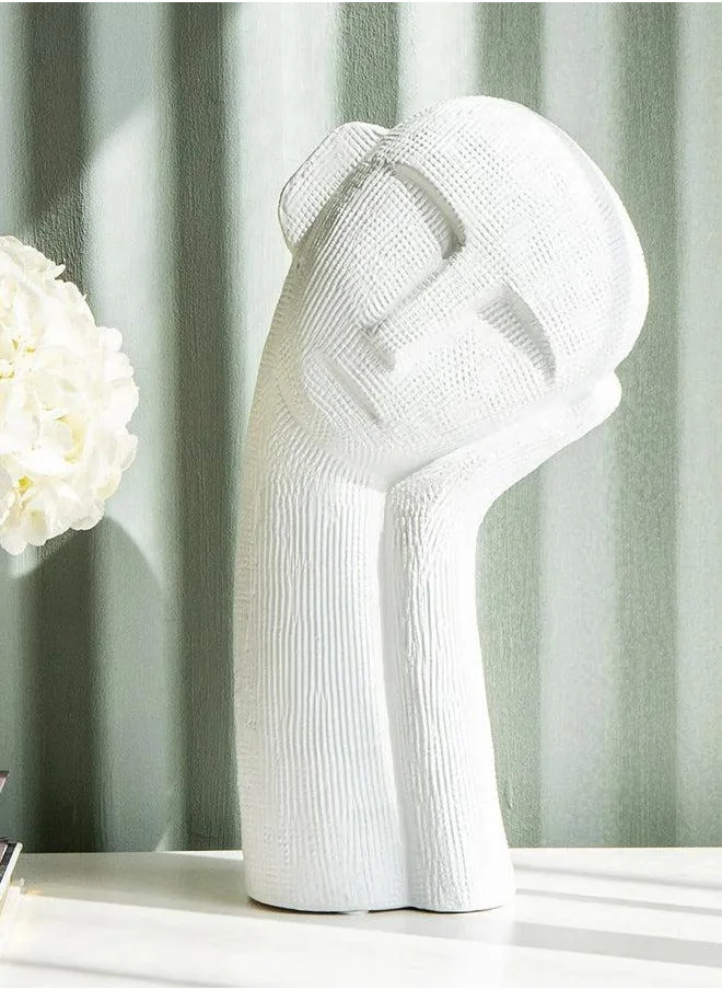 KNOT HOME Addie Arneson Ceramic Figure Knot Home Designer Accessory for Bedroom Living Dining Room Office Area Décor