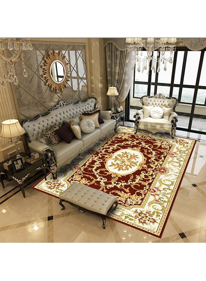 NIBEMINENT Classic Vintage Pattern Anti-Skid Living Room Mat Multicolour 40 x 60cm