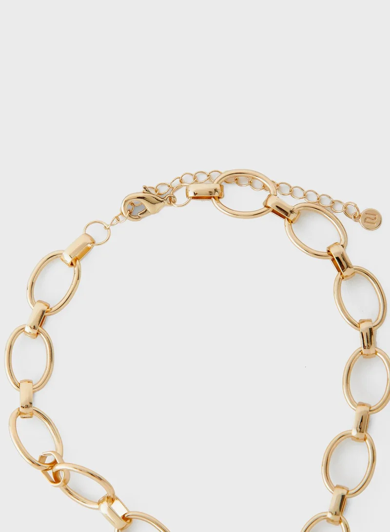 RIVER ISLAND Statement Chain Layer Necklace