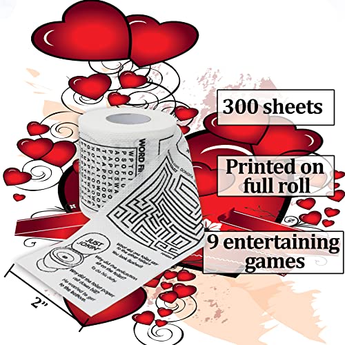 Tribello Novelty Toilet Paper Roll Bathroom Tissue Roll Funny Toilet Paper Prank Gifts Gag Novelty Funny Gifts Toilet Bathroom Fun Games White Elephant Gifts Unique Stocking Stuffer Jokes - Image 5