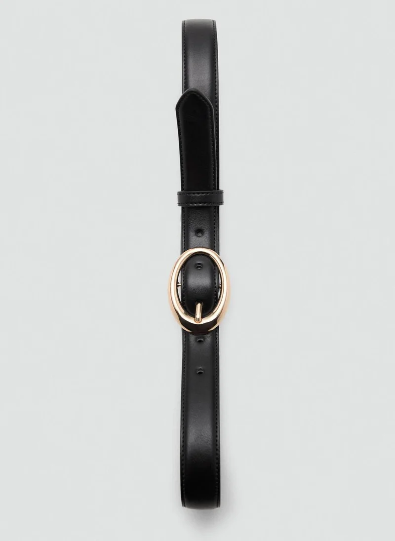 مانجو Oval buckle belt