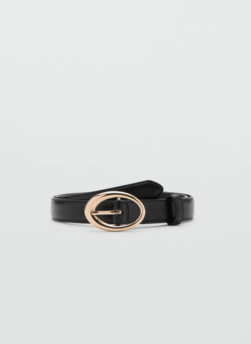 مانجو Oval buckle belt