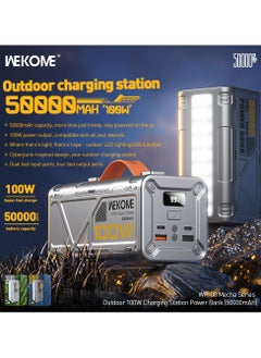 WEKOME WEKOME WP-08 Power Bank 50000mAh - Ultra High-Capacity Fast Charging with Dual Type-C Inputs & LED Display  - Image 3