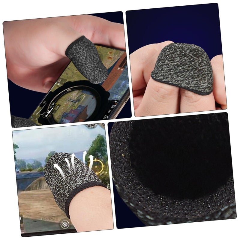 10 Pcs Wear Resistant Finger Gloves For Gaming Controller Breathable Covers For Work - Image 4