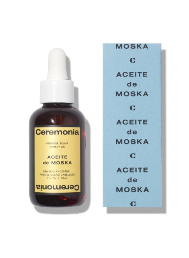 CEREMONIA زيت سيريمونيا أسيت دي موسكا لفروة الرأس 60 مل - Image 1