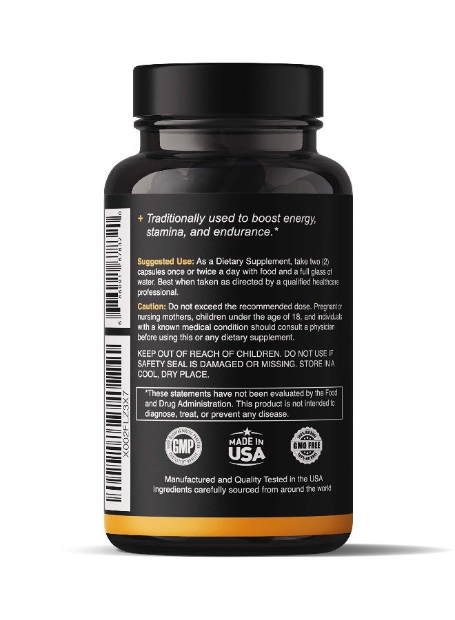 Natgrown Organic Maca Root Powder Capsules Black Red Yellow 1500 mg per Serving Gelatinized Peruvian Maca Supplement NonGMO GlutenFree Vegan 120 Count - Image 3