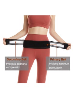 GUDOO Sacroiliac SI Joint Hip Belt Lower Back Support Brace Hip Braces for Hip Pain Alleviate Sciatic Anti-Slip Sacroiliac Belt Pilling-Resistant Pelvic Belt for Men Women  - Image 3