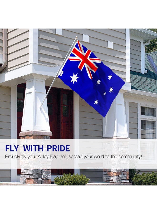 Anley ANLEY Fly Breeze 3x5 Foot Australia Flag - Vivid Color and Fade Proof - Canvas Header and Double Stitched - Australian National Flags Polyester with Brass Grommets 3 X 5 Ft  - Image 3