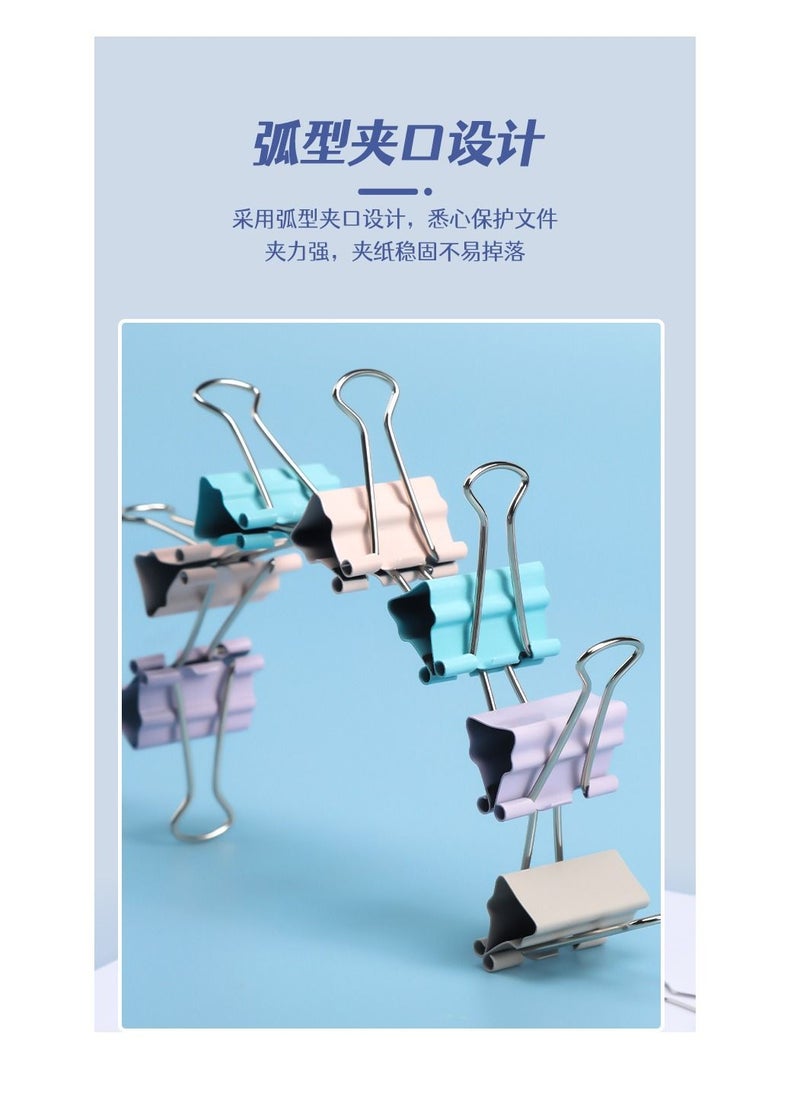 M&G M&G Chenguang long tail clip large color folder 41mm - No:ABS916Y6  - Image 5