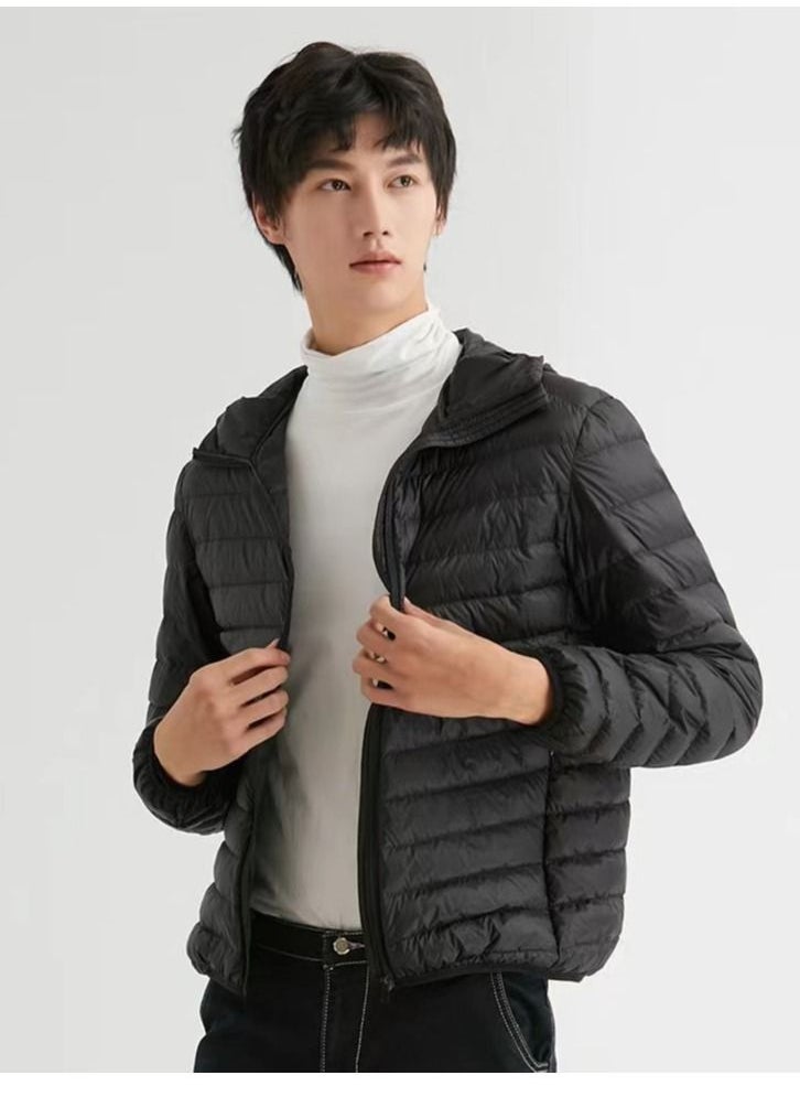 Loquat Fashionable Contracted Men's Autumn Winter Lightweight Hooded Down Jacket 