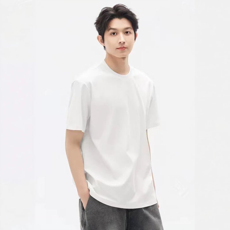Heavy Cotton Short Sleeve T-Shirt for Men 230g - Image 3