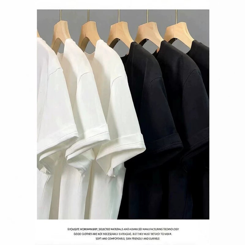 Heavy Cotton Short Sleeve T-Shirt for Men 230g - Image 2