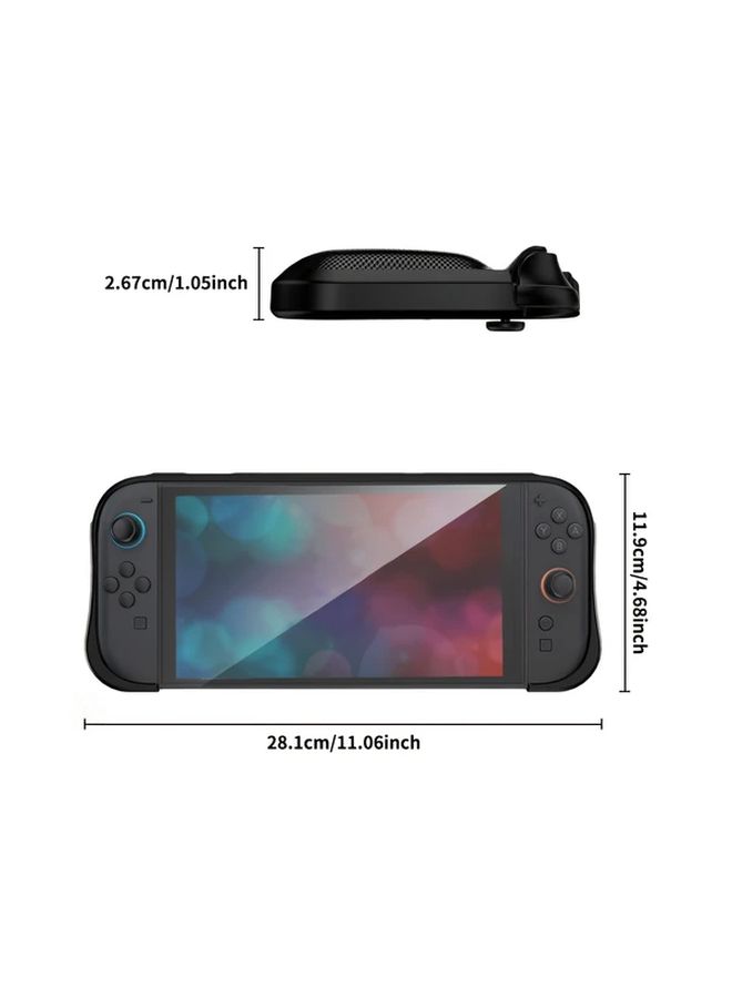 Protective Case with Built In Stand Ergonomic Grip and Shockproof Design White Cover for Console - Image 2