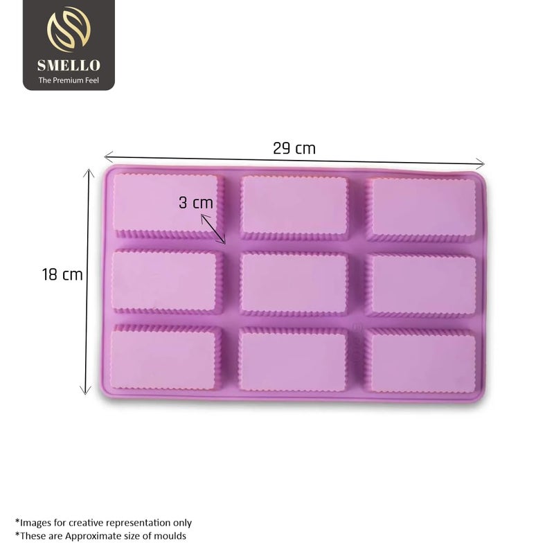 Smello's 6 Cavity Rectangle Silicon Moulds (BS 113) - Image 5