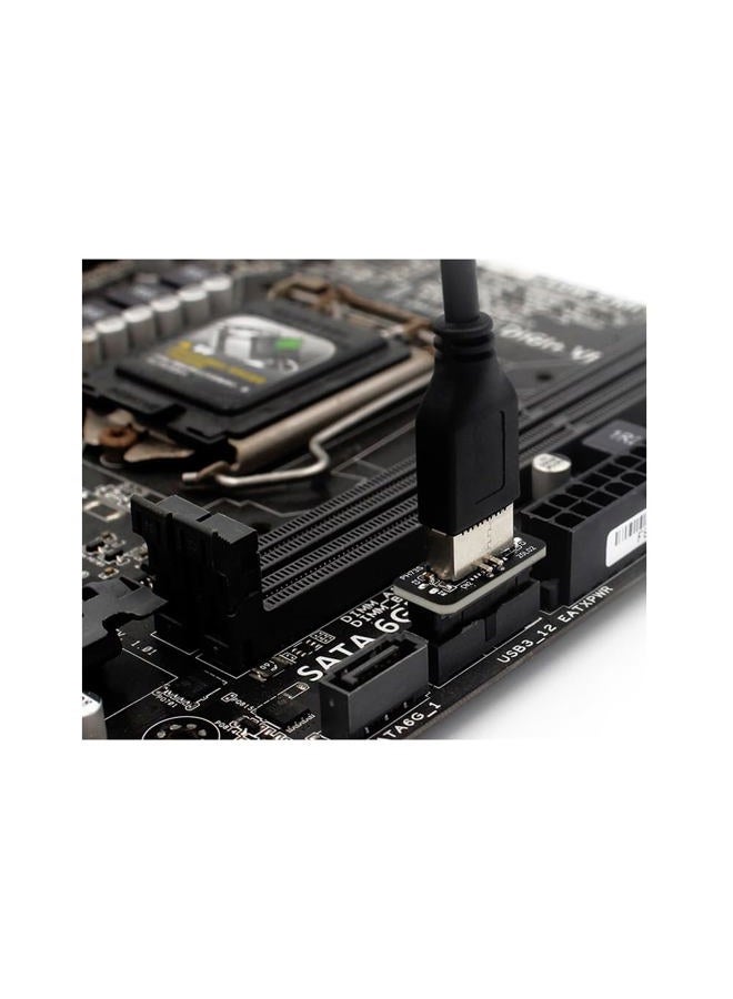 COMeap USB 3.2 Gen 1 to USB 3.2 Gen 2 Header Adapter, USB 3.1 Type-E Key-A to USB 3.0 20 Pin Header Converter for Type C Motherboard (Vertical Type) - Image 3