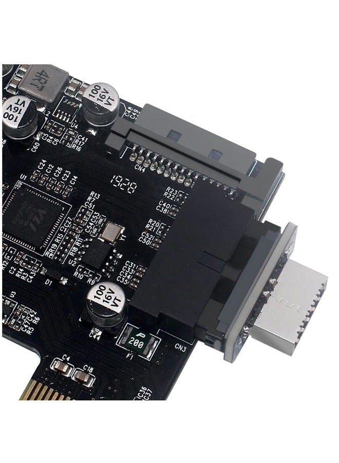 COMeap USB 3.2 Gen 1 to USB 3.2 Gen 2 Header Adapter, USB 3.1 Type-E Key-A to USB 3.0 20 Pin Header Converter for Type C Motherboard (Vertical Type) - Image 4