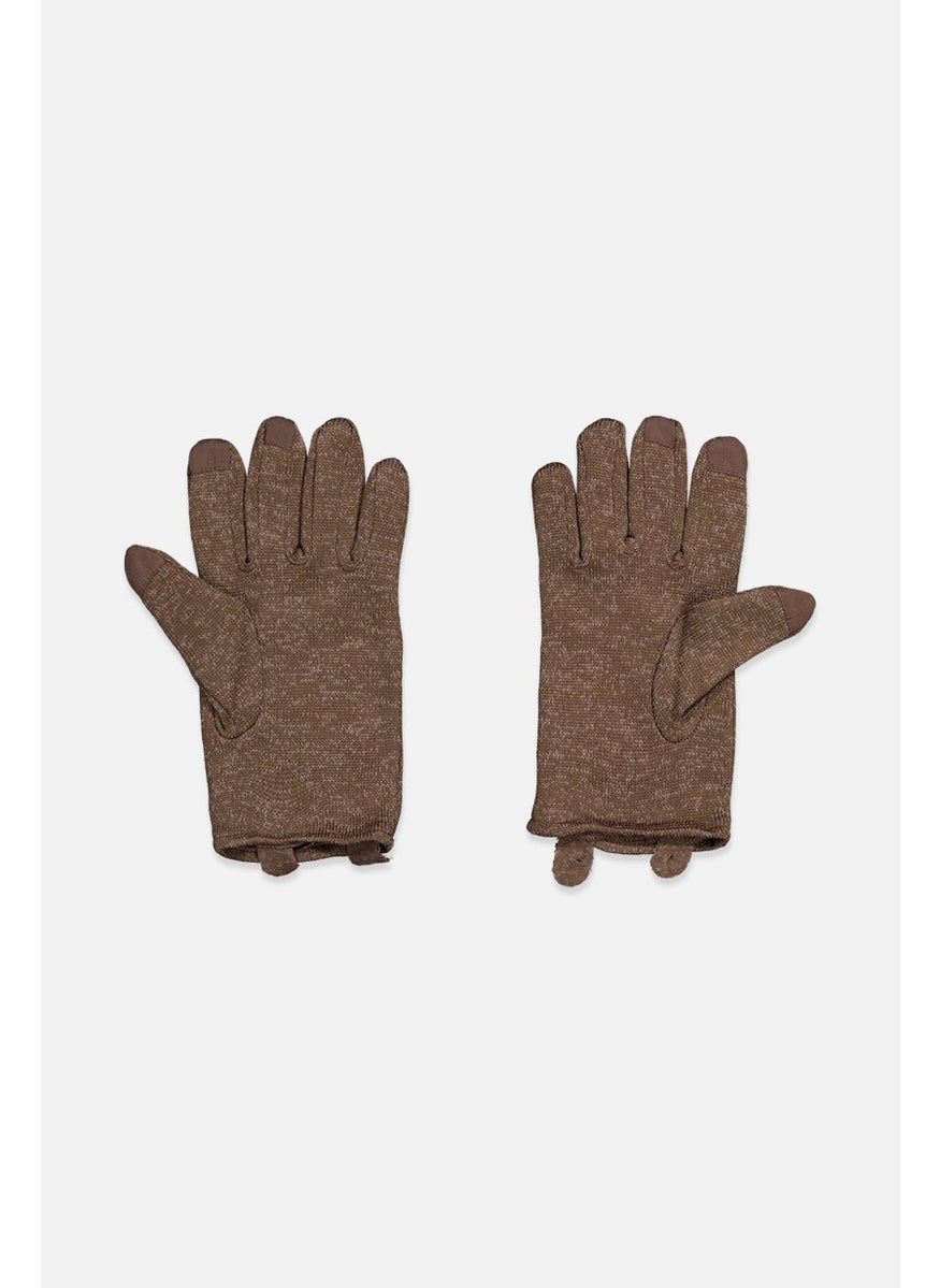 Men Knitted Fleece Gloves, Brown - pzsku/Z8AA53E900F0462D8B524Z/45/_/1729779456/65357e80-0953-44ed-b8ee-65e8970278d7