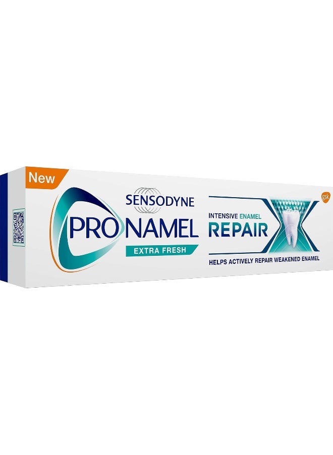 Sensodyne معجون أسنان بروناميل لإصلاح المينا المكثف بنكهة النعناع الإضافية - Image 2