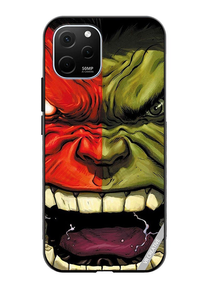 VR CREATIVE Protective Case Cover For Huawei Enjoy 50z Hulk Design Multicolour - Image 1