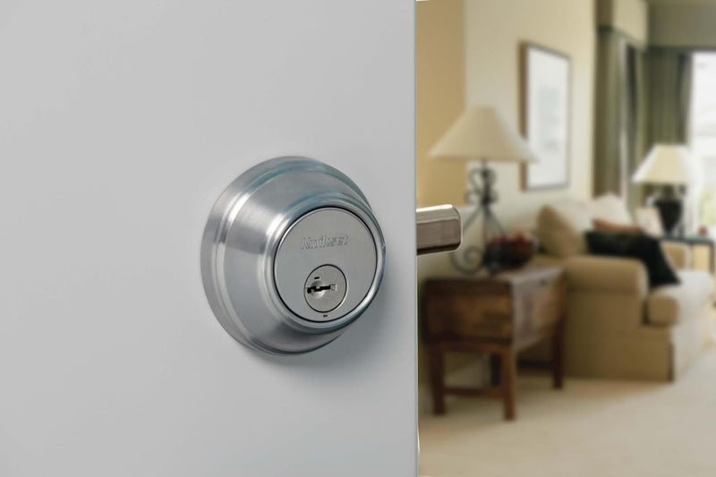 Kwikset Kwikset 985SSTRKP 980 Double Cylinder Keyed Entry Deadbolt from The Signature Series  Matte Black  - Image 3