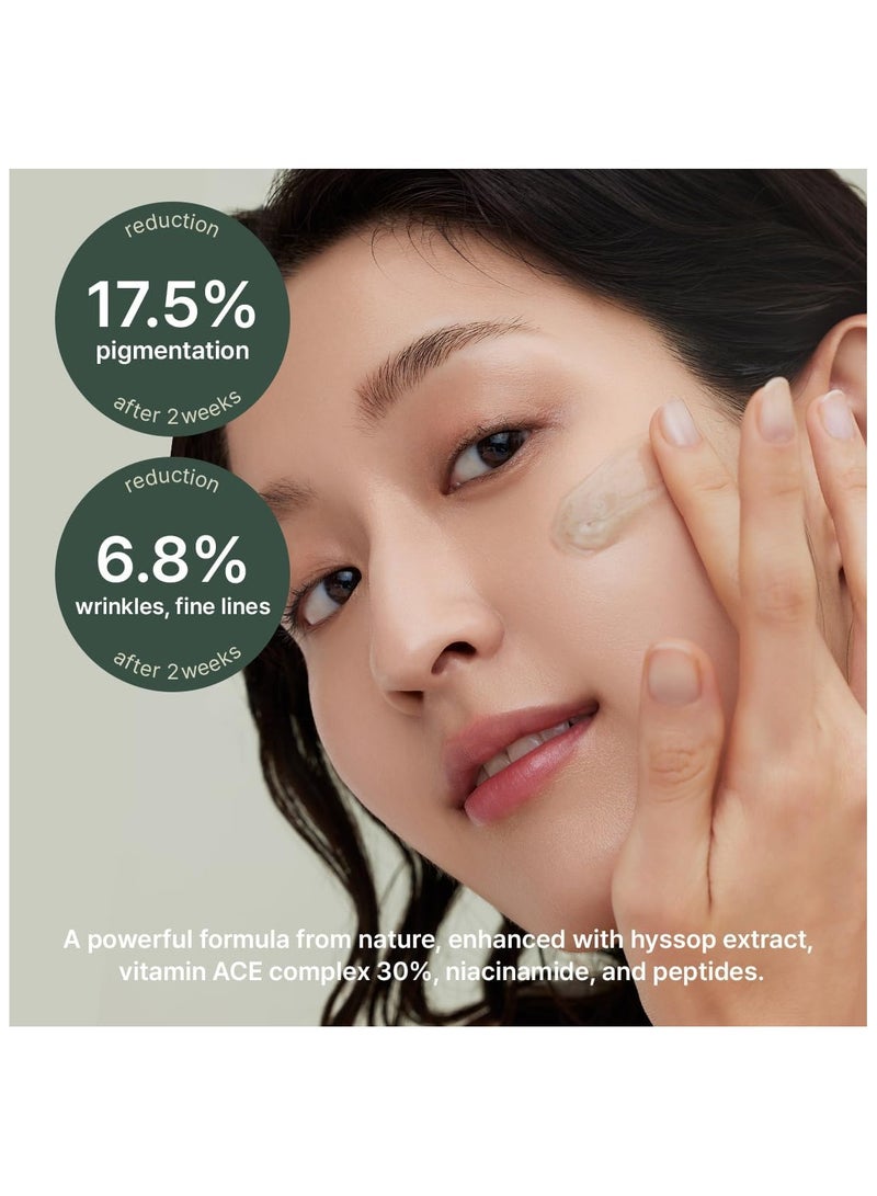 أرينسيا سيروم ماسك ليلي للوجه من جلو هيزوب – مرطب ومضاد للتجاعيد لبشرة كورية زجاجية شابة، يحتوي على 30% من فيتامينات A وC وE، و10% من النياسيناميد، والببتيدات - Image 4