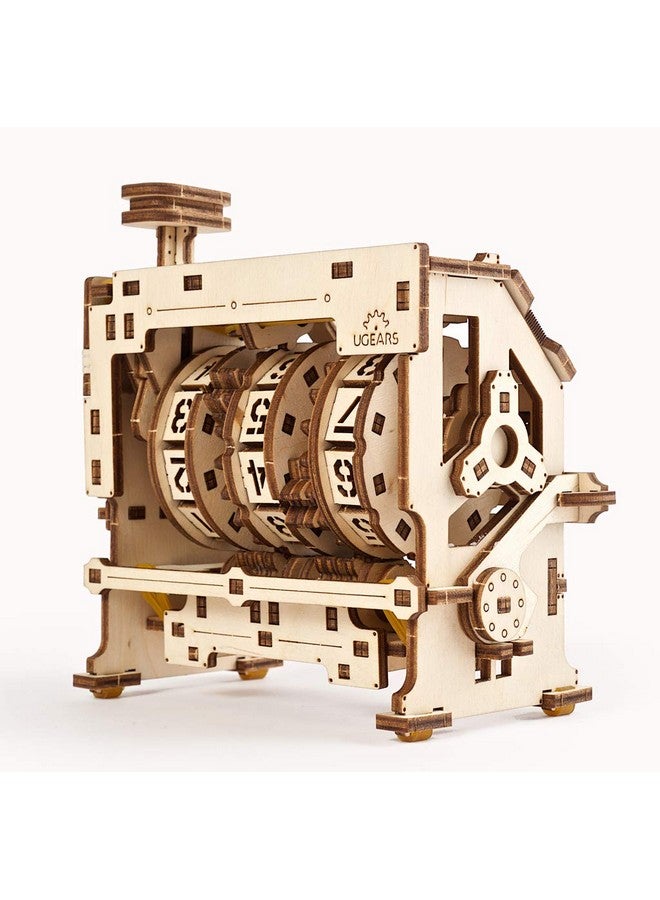 أوجيرز مجموعة نماذج عداد STEM من Ugears - مجموعات نماذج خشبية إبداعية للبالغين والمراهقين والأطفال - مجموعة علوم ميكانيكية ذاتية التجميع - ألغاز تعليمية وهندسية ثلاثية الأبعاد فريدة من نوعها مع تطبيق - Image 5