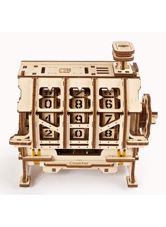 أوجيرز مجموعة نماذج عداد STEM من Ugears - مجموعات نماذج خشبية إبداعية للبالغين والمراهقين والأطفال - مجموعة علوم ميكانيكية ذاتية التجميع - ألغاز تعليمية وهندسية ثلاثية الأبعاد فريدة من نوعها مع تطبيق - Image 2