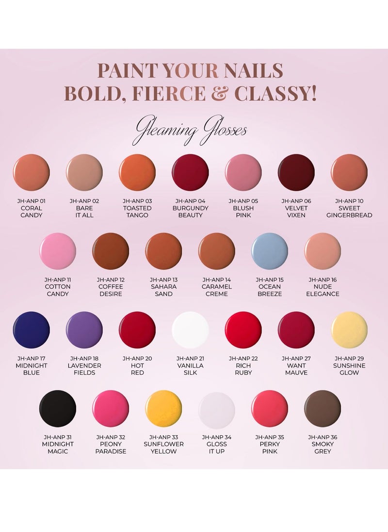 Just Herbs Just Herbs Nail Polish 12 COLOUR Rose Gold  - Image 2
