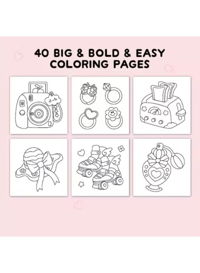 LYNLYN 40-Page Kids’ Doodle Coloring Book, Reusable and Stick-On Wall Design, Thick Paper for Drawing and Art Activities, Ideal for School, Students, Creative Learning Supplies - Image 4