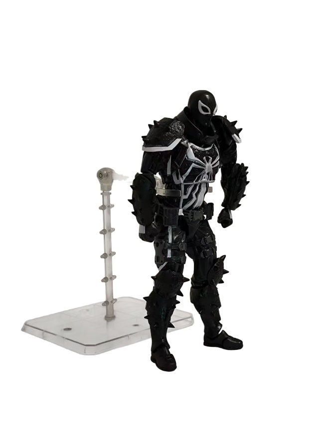 Venom Marvel Agent Venom Action Figure, Flash Thompson Venom Symbiote Collectible Model with Articulated Joints, PVC Toy for Fans - Image 3