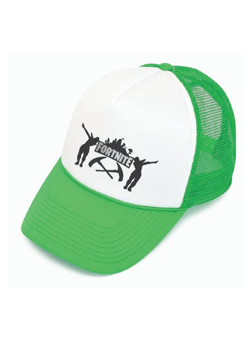 Kid's Gaming Mesh Baseball Cap - Adjustable Plastic Snapback for a Perfect Fit and Breathable - Gaming Graphic Printed Baseball Foam Cap - Ideal Gift for Young Gamers  - Image 1